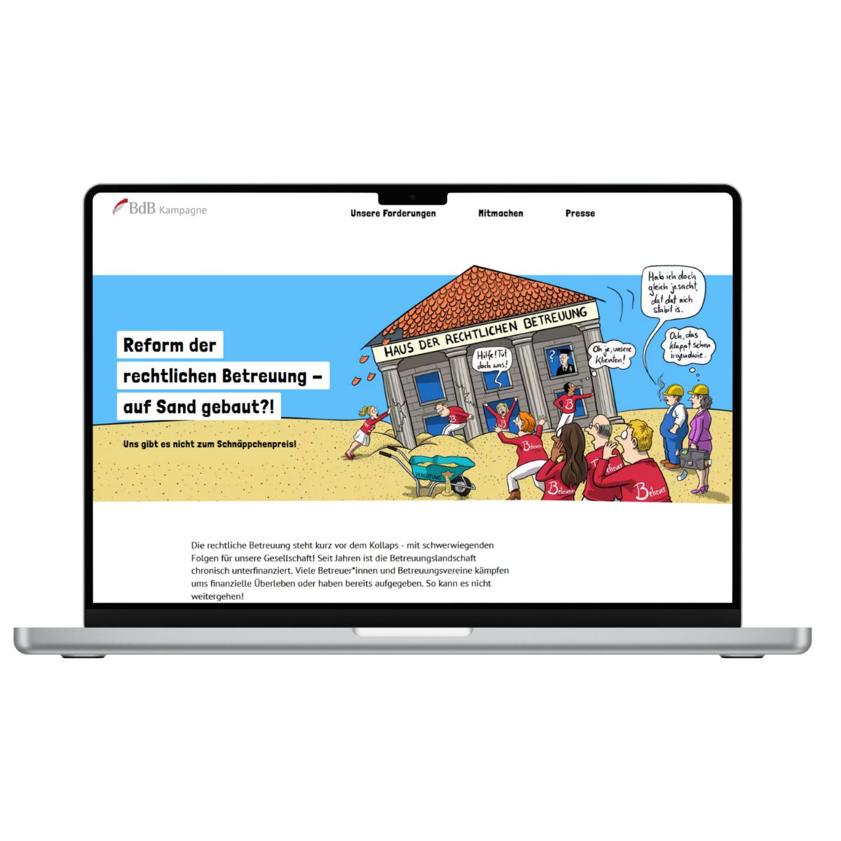 Mockup Bundesverband der Berufsbetreur*innen e.V.